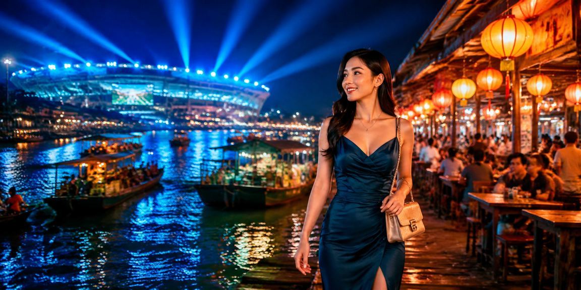 Chợ đêm Cần Thơ minh họa nhu cầu bảo mật tài khoản khi giải trí mobile